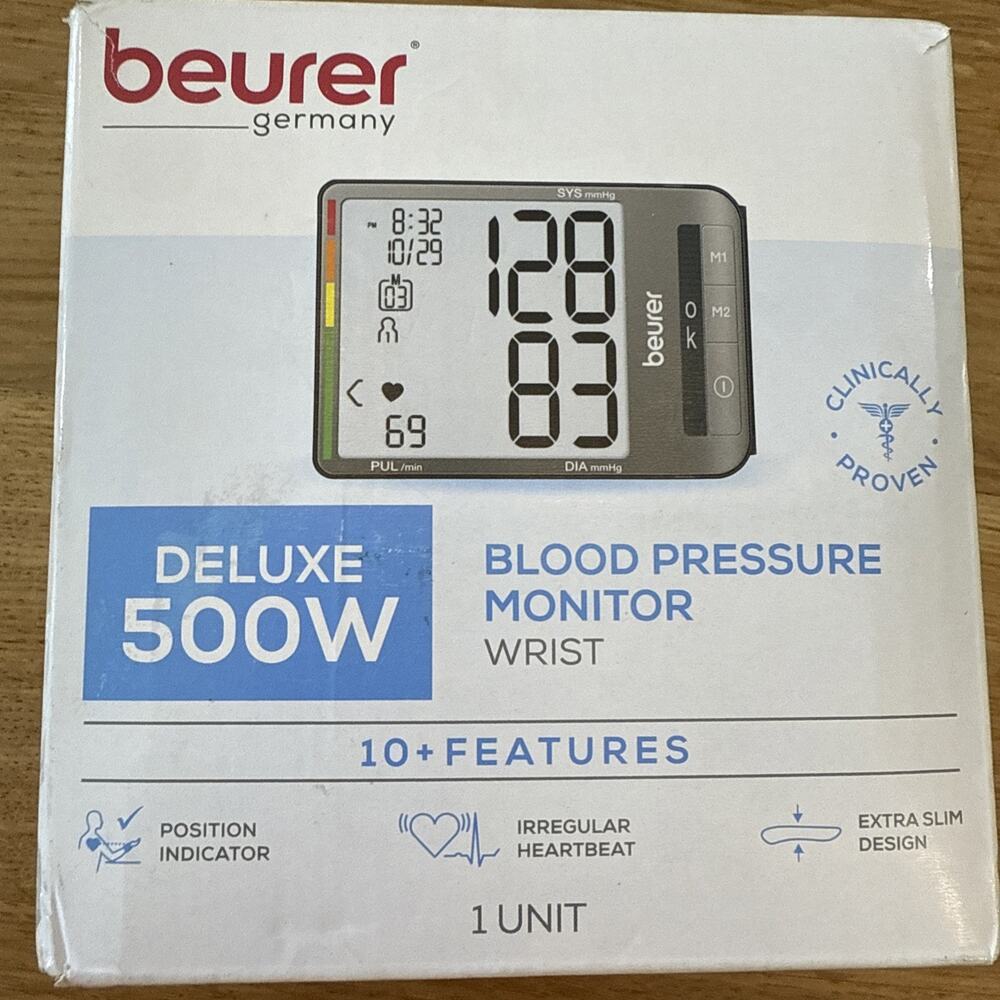 Beurer BC81 Wrist Blood Pressure Monitor New Distressed Box